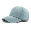 Осень-зима джинсовая бейсболка женская жаккардовая кепка уличная солнцезащитная шляпа панамская кепка с хвостиком