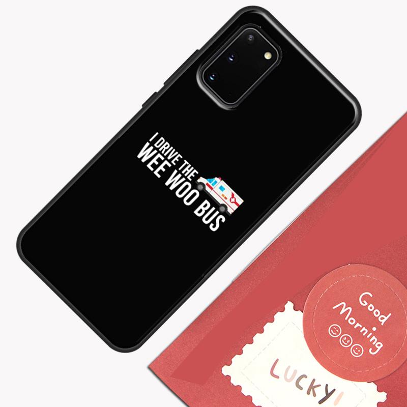Wee Woo Ambulance Phone Case For Samsung Galaxy S25 S26 Ultra S20 S21 S22 S23 S24 Plus S9 S10 S25 FE Cover Shell