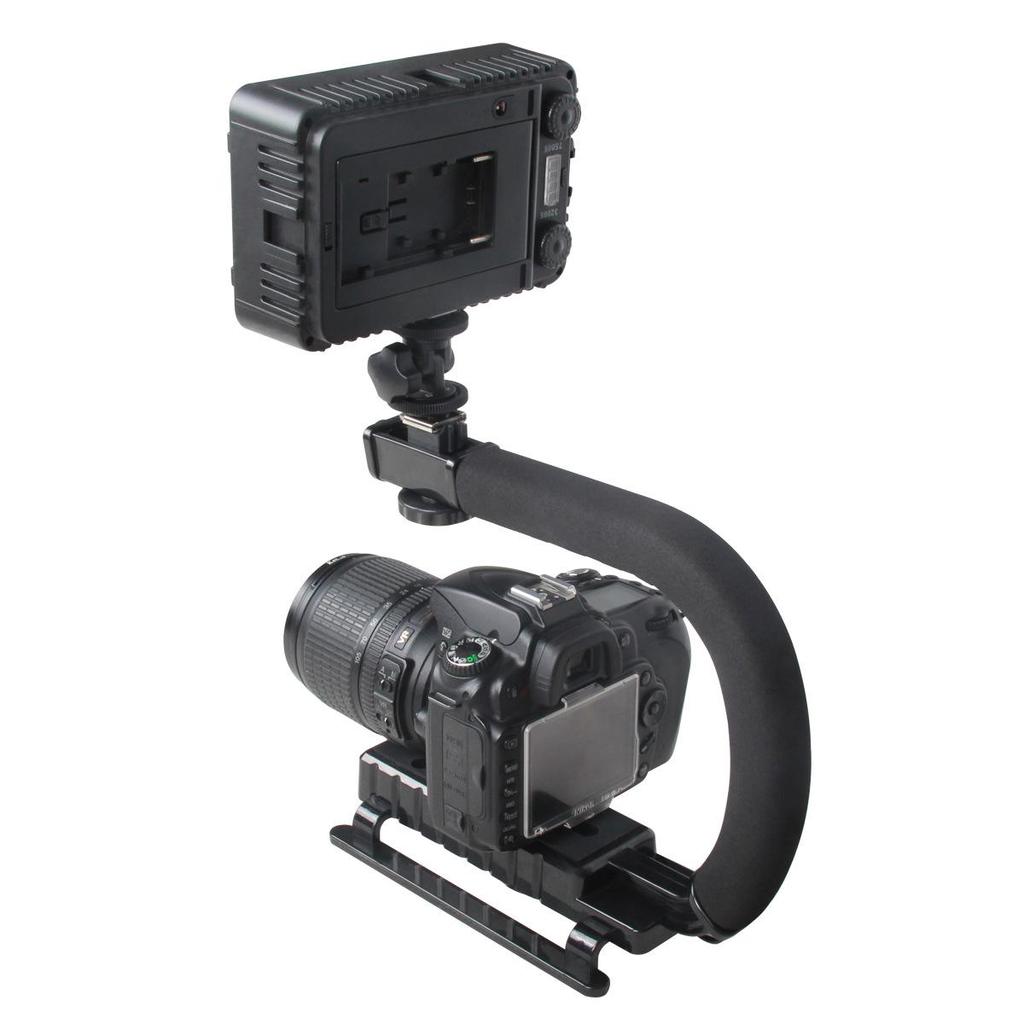 U-Shaped Camera Stabilizer for Low-Angle Handheld Video