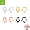 Star Ear Buckle S925 Silver, Personality Charm Fashionable Star Earrings Sce1136