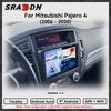 Для Mitsubishi Pajero V80 V90 2006 - 2020 Android Автомагнитола Мультимедиа Видеоплеер Навигация GPS Carplay Сенсорный Экран Авто Стерео Интеллектуальная Система