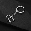 Popular Ukraine Emblem Pendant Keychain In Titanium Steel - Unisex Fashion Accessory