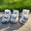 6 шт. Имитация совы Рождественская елка Подвесное украшение Фигурки животных для вечеринки Украшение 2025 Рождественская елка Милая сова Подвесное украшение
