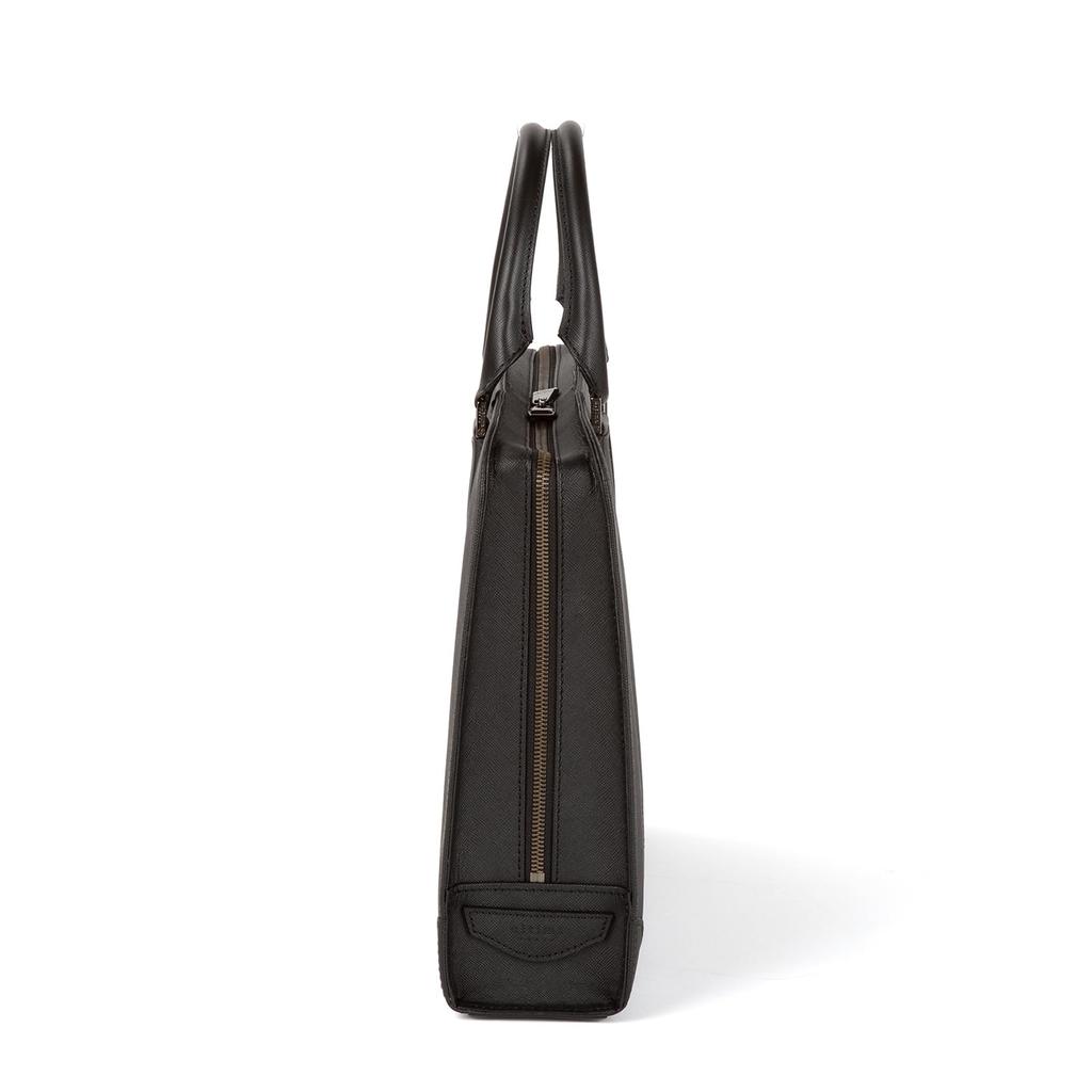 Business Bag Business Tote Bag B4 14 Inch PC Storage Cowhide Genuine Leather PC Storage 70134 Black [Ultima Tokyo] Men's