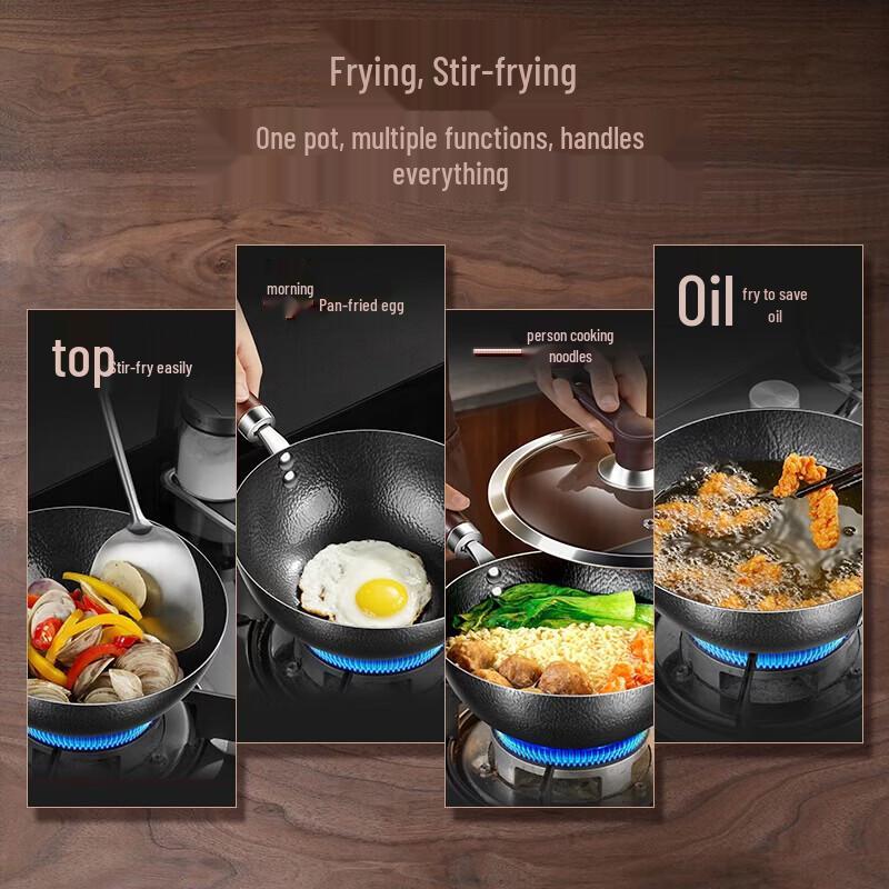 SSGP Rust-Proof Pre-Seasoned Wok