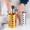 Stainless Steel Kitchen Cutlery Organizer Anti Rust Utensil Container Dining Table