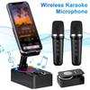 4-in-1Phone Holder Stand Anti-Slip Pads 360° Rotating Wireless Bluetooth Speaker with Microphone+1200mAh Power Bank+Foldable Phone Holder