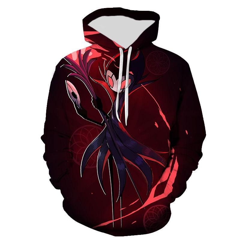 Game Hollow Knight с 3d принтом для мужчин/женщин, детей, осенне-зимняя повседневная толстовка с длинными рукавами, большие толстовки, одежда унисекс