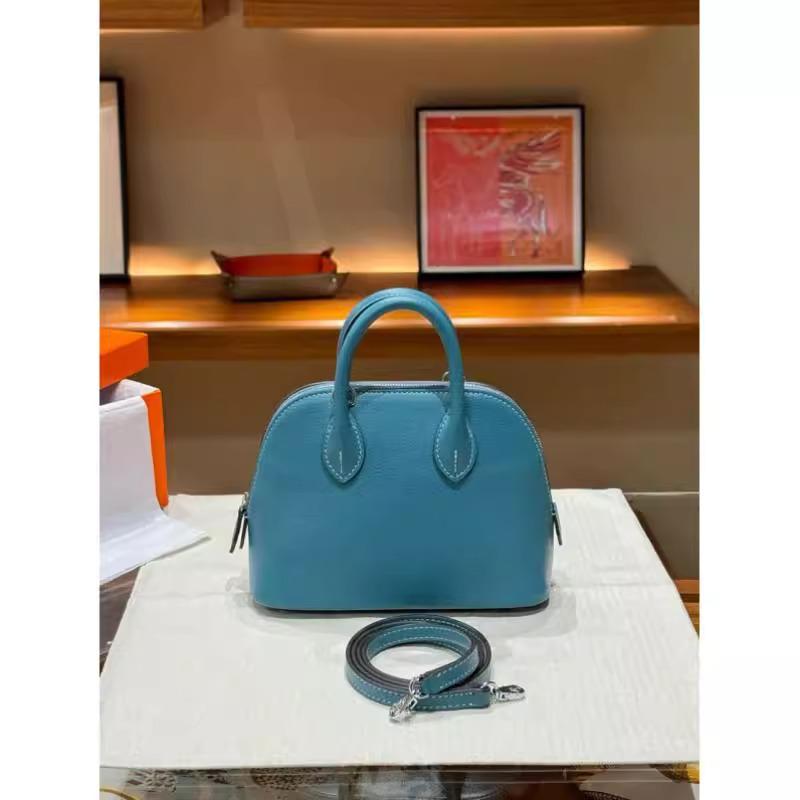 Мини-сумка через плечо из козьей кожи с зернистостью в виде боулинга