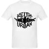 Men's Keith Music Urban T-Shirt 100% Cotton 2025 Summer Vintage Men Women Fashion O-Neck Cotton Tee Short