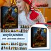2D Advent Calendar Box, Christmas Countdown Calendar (with Dragon Decorative Toy), 24-Day Christmas Advent Calendar, Christmas Tree Decoration