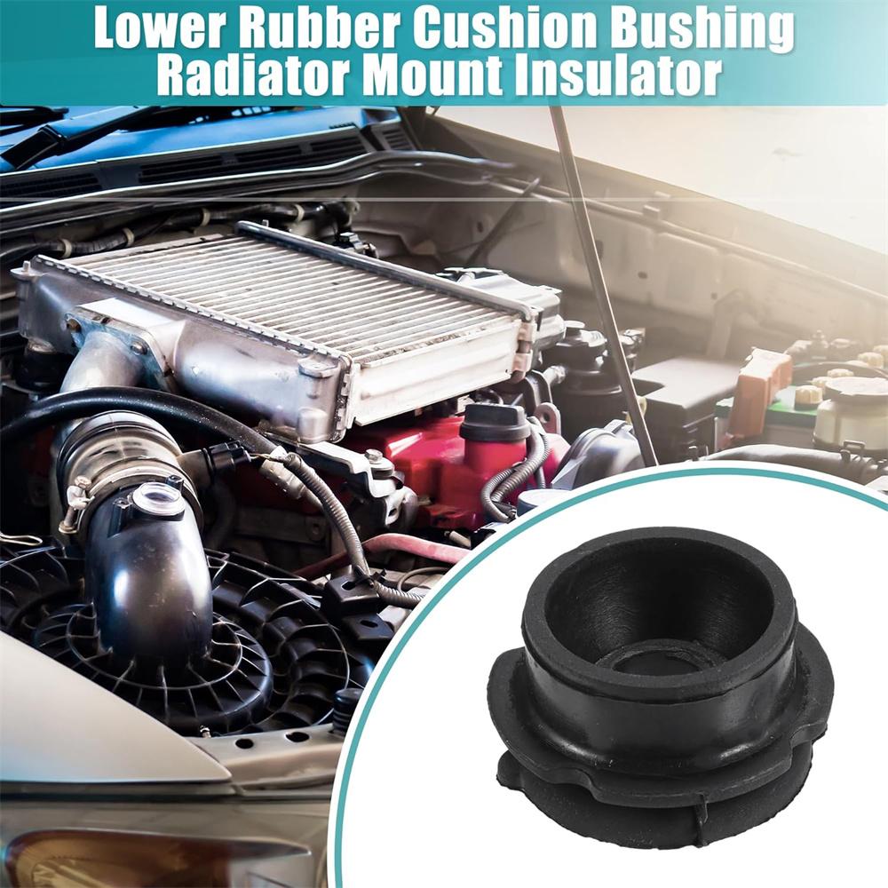 2× Lower Rubber Cushion Bushing Radiator Mount Insulator For Toyota RAV4 2006-23