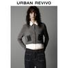 UR Women's Faux Two-Piece Colorblock Knit Cardigan