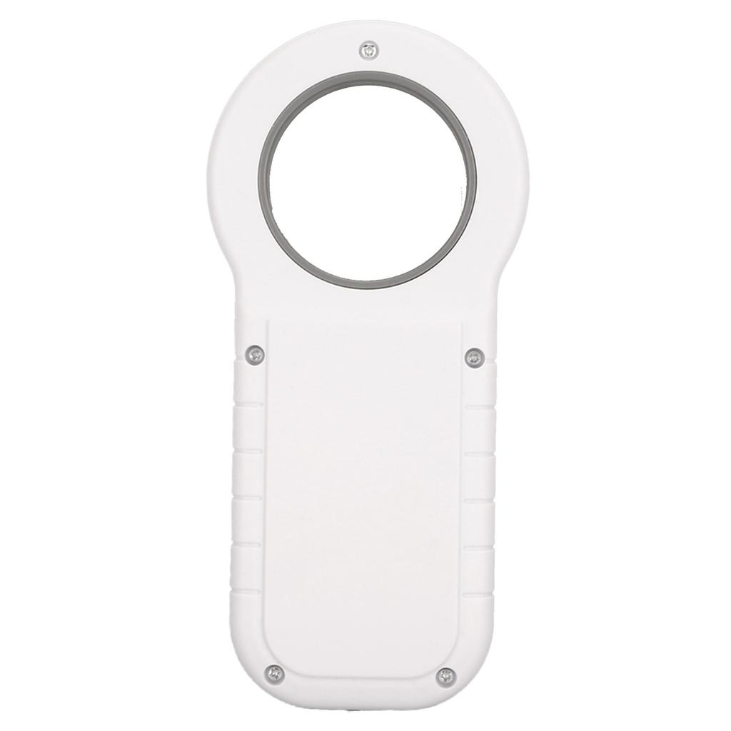 Считыватель меток для домашних животных, перезаряжаемый 2,4 ГГц Bluetooth 134,2 кГц 125 кГц, портативный RFID-сканер для домашних животных, белый