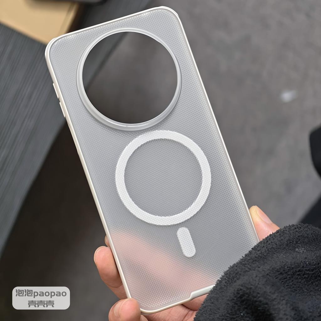 Магнитный Чехол Для Huawei Mate 80 Pro Чехол Простой Для MagSafe Стереоскопическая Зернистая Текстура Матовый Прозрачный Чехол Ударопрочный