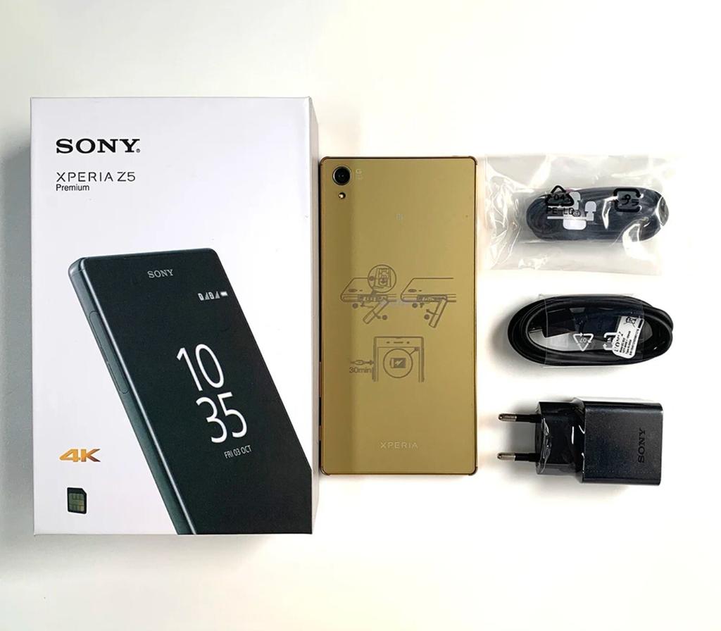 Восстановленный Sony Xperia Z5 Premium Оригинальный 4G LTE Оригинальный 3 ГБ ОЗУ 32 ГБ ПЗУ 23 МП Разблокированный смартфон