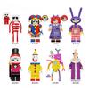 Buliding Blocks  Anime Mini Action Figures Heads Educational Kids Toys for Christmas Gifts