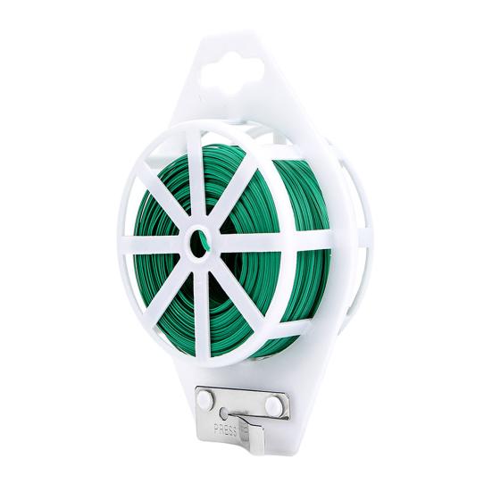 Цветочная скрутка Высокая прочность Огнестойкая Железная проволока Садовые кабельные стяжки Лента-петля для силового провода для дома KTY