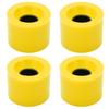 PUENTE 4pcs 60x45mm Skateboard Wheels 78A Longboard Cruiser Wheels Replacement PartsYellow