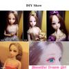 Bjd Модная Кукла 20 Шарниров Макияж Сделай Сам Принцесса Девочка Игрушка Подарок Для Девочек 3d Глаза