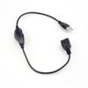 USB-кабель с переключателем включения/удлинения кабеля для USB-лампы, адаптера питания, светодиодного диммера h