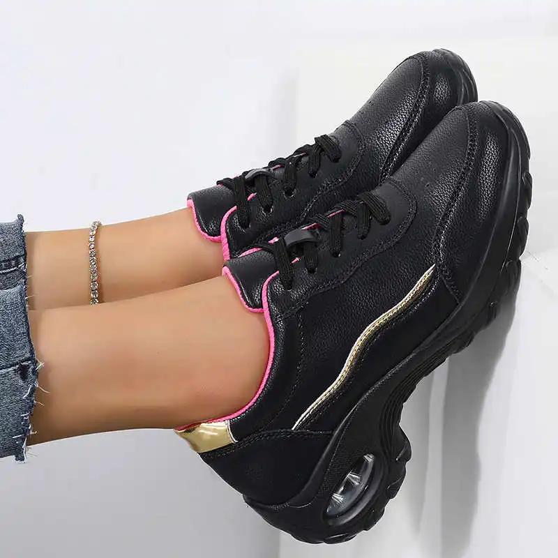 Black Shock Absorber Women's Sneakers White Hightop Sneakers Shoes Vintage Boots Sports Products Sepatu Trainners Shouse