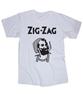 Белая футболка с логотипом Zig-Zag