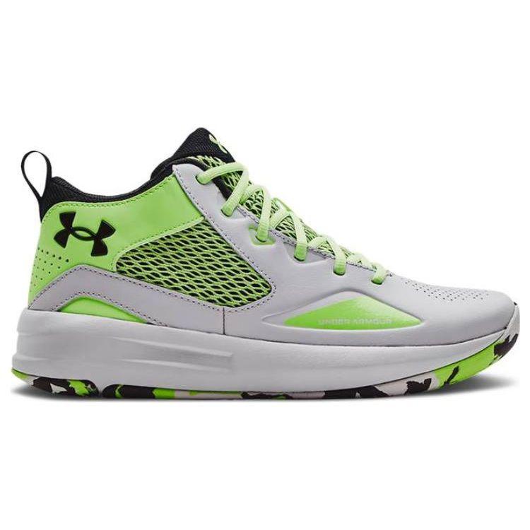 Under Armour Мужские кроссовки Lockdown 5 Halo Grey Quirky Lime 3023949-103