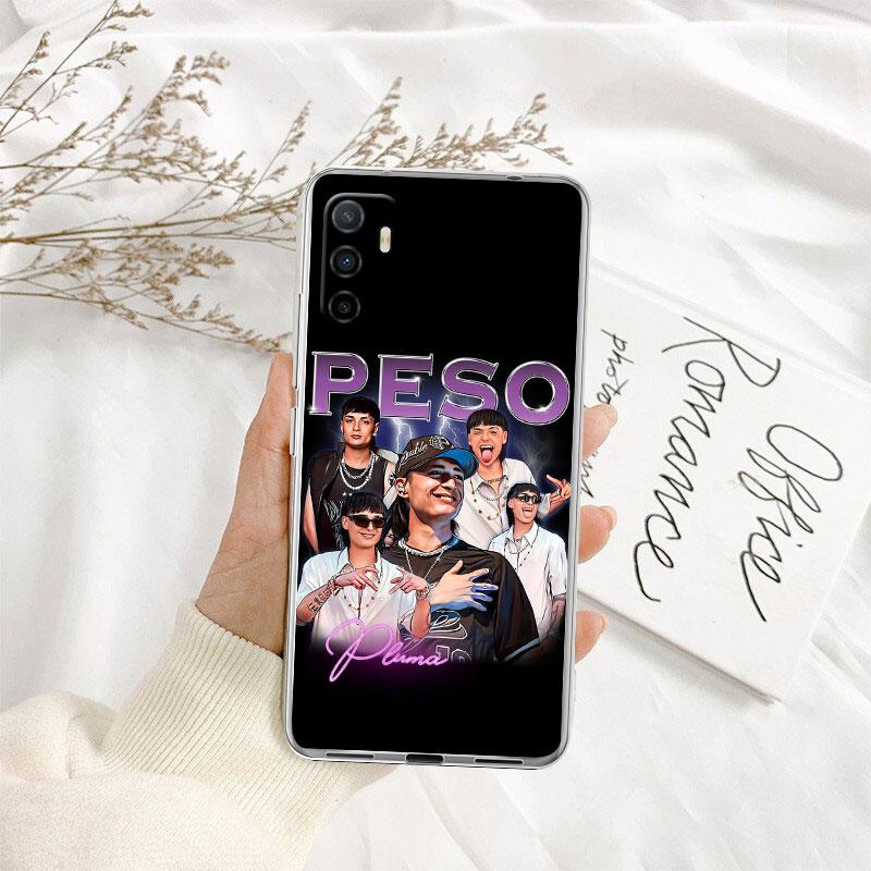 Peso Pluma Transparent Phone Case for Samsung Galaxy A04 A04S A14 A23 A34 A54 M23 M33 M52 M53