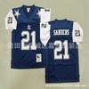 Dallas Cowboys Retro NFL Football Jersey Mens Cotton Embroidered Team Sport Shirt Fan Wear