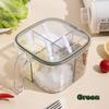 4/5 Grids Integration Salt Seasoning Box Transparent Lid Seasoning Bottle Kitchen Household Condiments Storage Container Jar