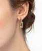 Ellejewelry 14K Gf Комбинированные серьги-пусеты One-Touch Elgpee352