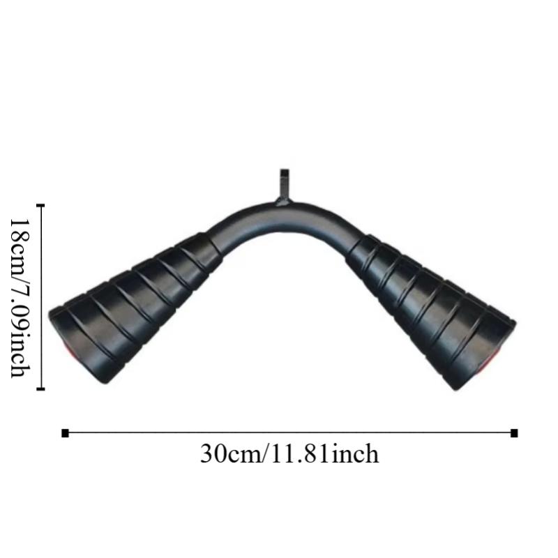 V-образная спортивная ручка для гимнастики, коническая ручка для тяжелой атлетики, ручка для фитнеса, фитнес-тренажер