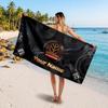 New Holland Customized Name Text Beach Towel, Soft Absorbent Towel Beach Pool Travel Personal Gift