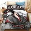 Grandmaster of Demonic Cultivation Mo Dao Zu Shi Bedding Set Single/Queen/King Size 3D Print Duvet Cover Bed Sheet Soft Set