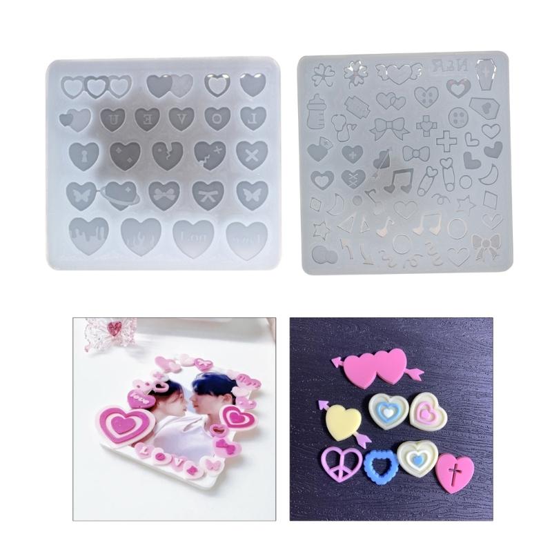 Силиконовая форма для ювелирных изделий из смолы Формы из эпоксидной смолы Форма для заливки зыбучего песка Формы из силикона для самостоятельного изготовления