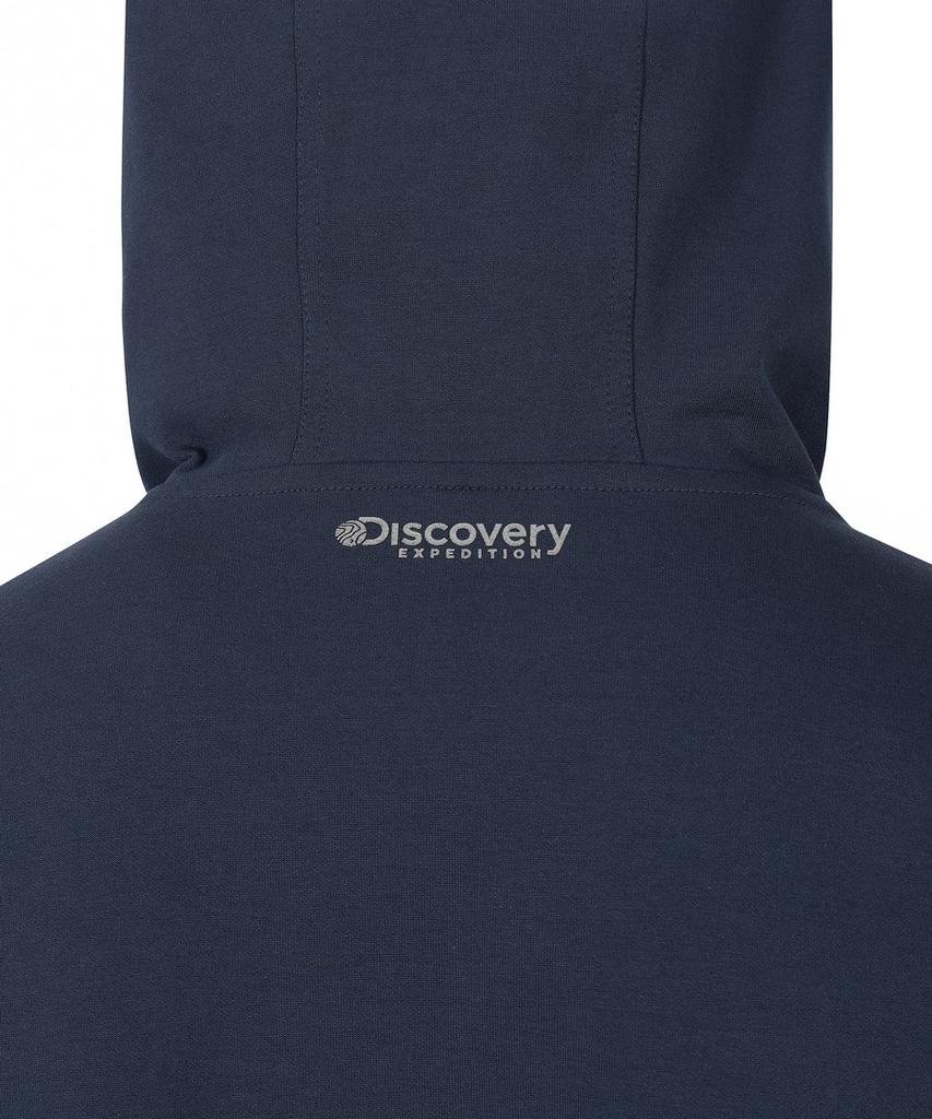 Мужская технологичная тренировочная куртка с капюшоном Discovery Expedition (D/Темно-синий)
