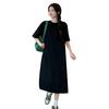 [MOWO] one piece ladies spring/summer [Light and comfortable, looks slim and relaxed, feminine charm] Relaxing T-shirt dress casual Dress slimmer