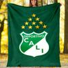 Deportivo Cali LOGO printed blanket—lightweight,soft,warm;versatile blanket all seasons—perfect as &air-conditioning throw,nap blanket