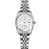 Top   New Couple's Watch Steel Band Men's Calendar Waterproof Watch High-end Diamond-encrusted Ladies Luminous Watch