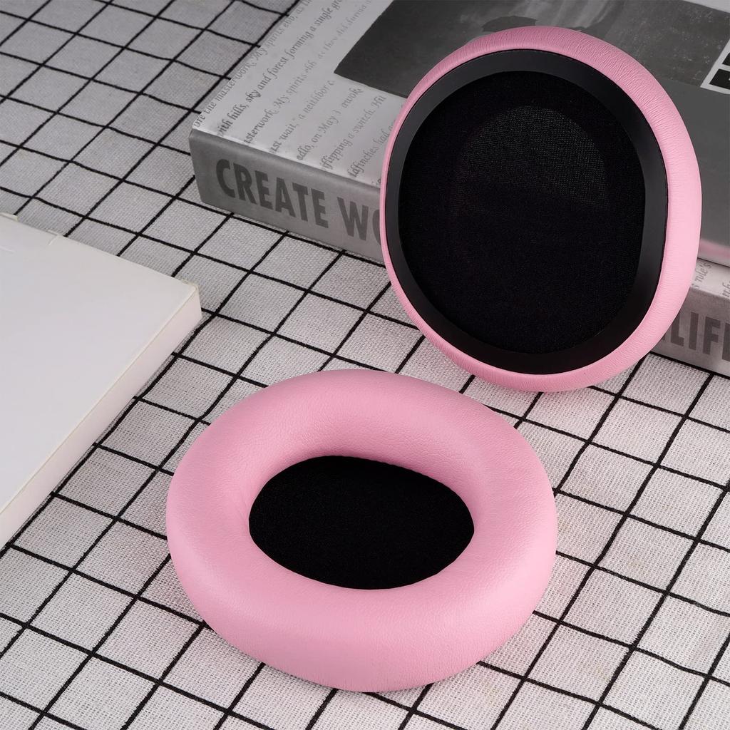 Geekria Ear Pads Nova Compatible Pads Compatible with SONY Headphones Pads Cups MDR-7506, MDR-V6, MDR-V7, MDR-CD900ST Ear/Ear (Protein Leather/Pink)