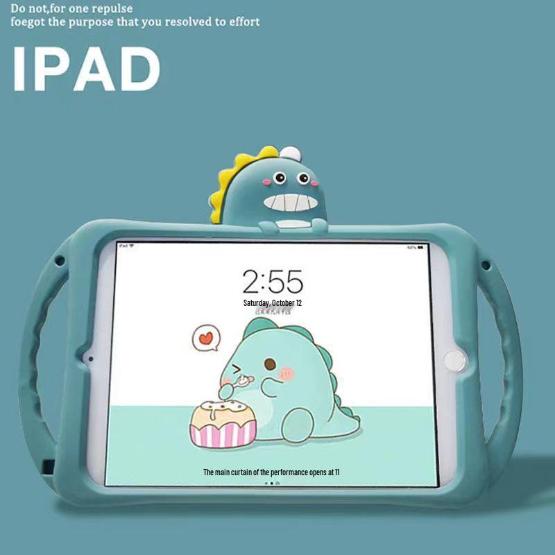 Силиконовый защитный чехол для iPad - Мультяшный дизайн «Уродливая лягушка» для планшетов Air3/4/5 и 10,2/11 дюймов