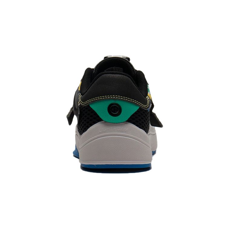 Li Ning Youth Low Top Lace Up Skate Shoes Kids Sneakers Black YKCS040-1