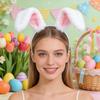 Ободок для волос Регулируемый Удобная посадка Эластичный Праздничный Пасхальный ободок с игривыми ушками животных Инструмент для укладки волос Аксессуар для волос