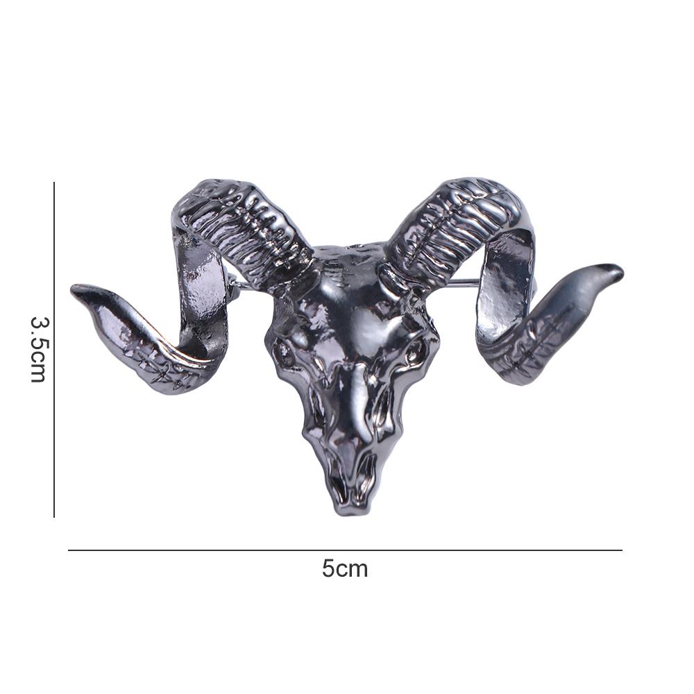 Badge Luxury Metal Exquisite Sheep Brooch Man Pins Suit Accessories British Style Brooch
