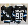 Mens NHL Team USA Hockey Jersey Premium Embroidered Retro Style Long Sleeve Sport Shirt