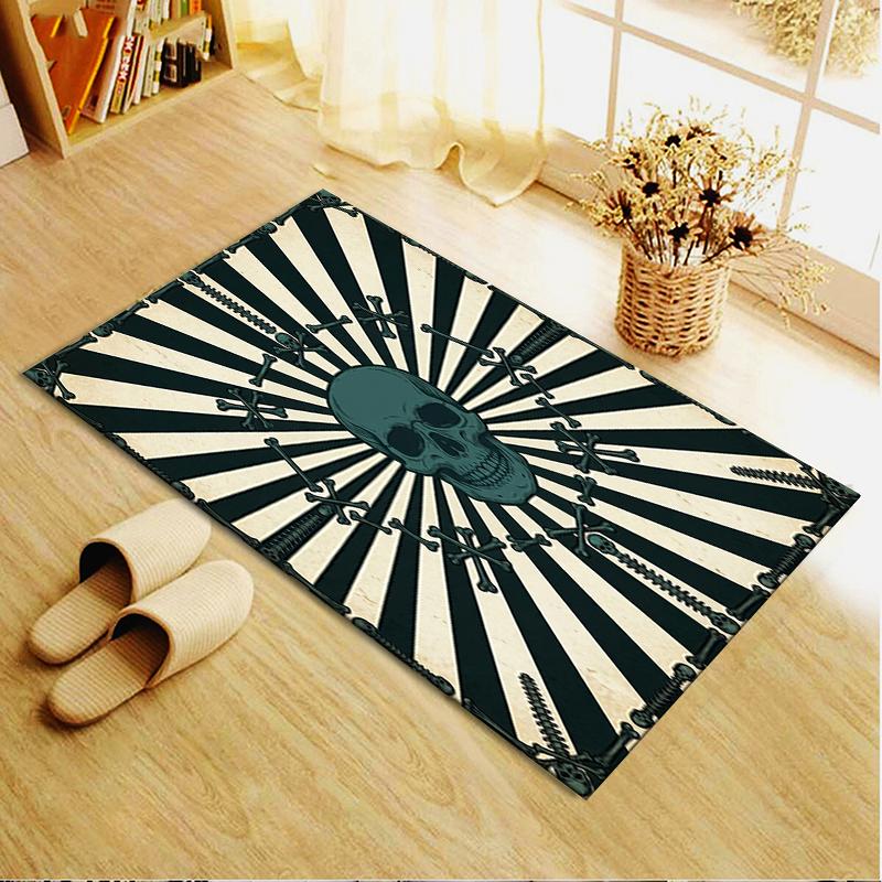 2025 New Skull Carpet Rug for Living Room Bedroom Home Sofa Decoration,Kids play Non-slip Floor Mat52