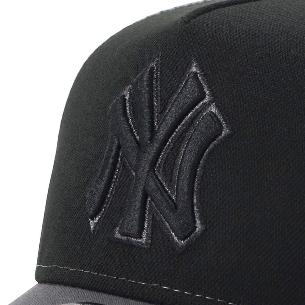 NEW ERA Cap 9FORTY Trucker Mesh Cap 15352393 Black New York Yankees Free A-Frame Men's Women's