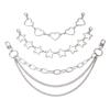 Diy Личность Бабочка Сердце Звезда Подвеска Сумка На Ремне Металлической Цепи