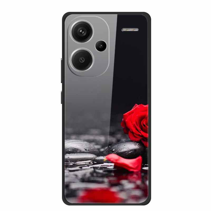 Яркий Жесткий Чехол для Xiaomi Redmi Note 13 Pro+ Роскошный Funda Xiaomi Redmi Note13 13 Pro Plus Задняя Крышка Телефона из Закаленного Стекла
